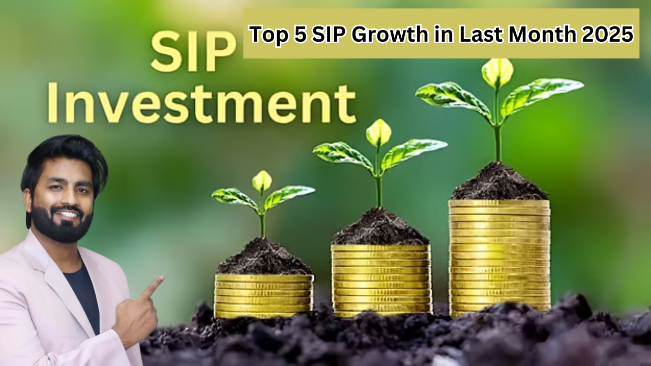 Top 5 SIP Growth in Last month 2025